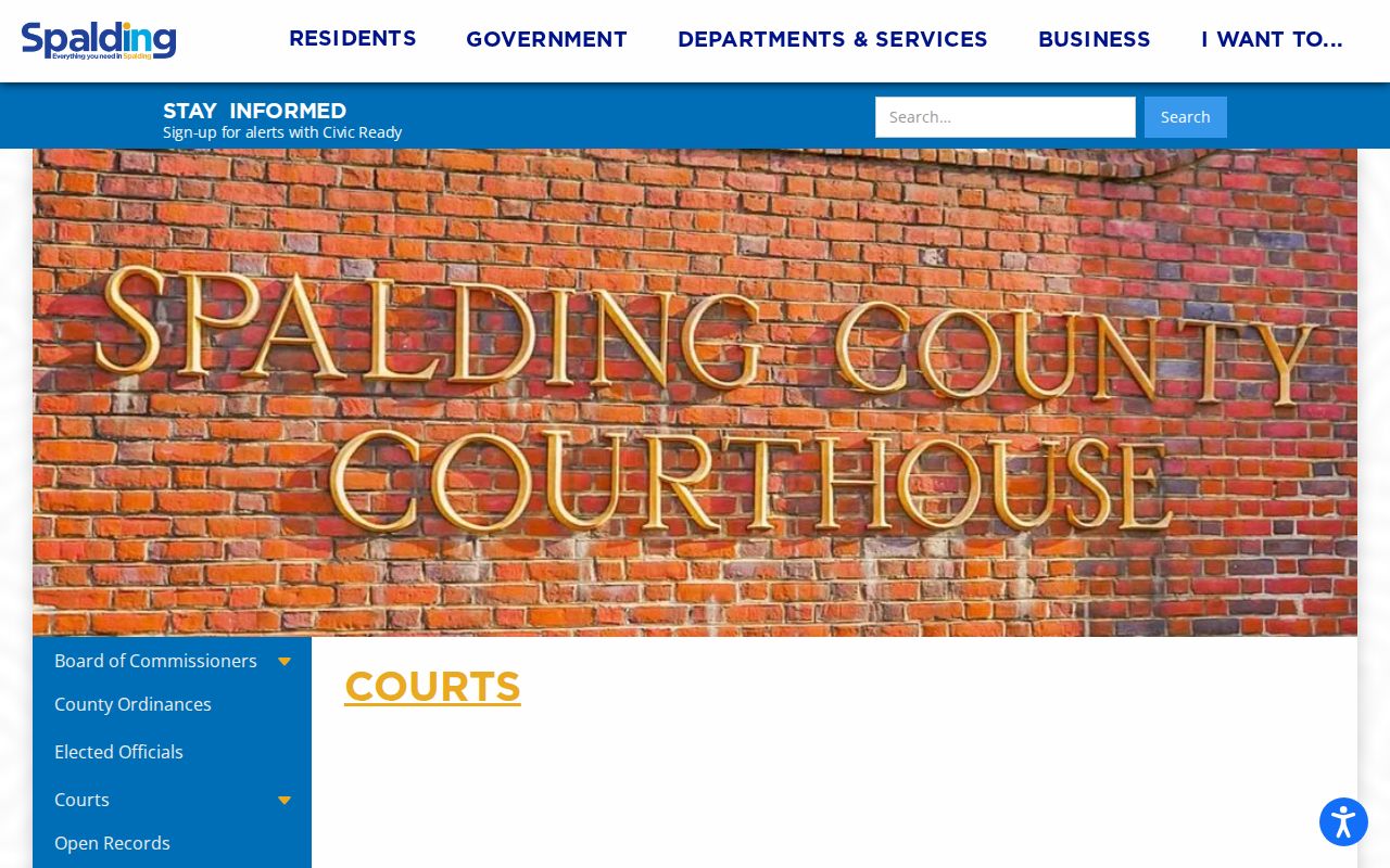 Spalding County warrant records county court gateway for cities
